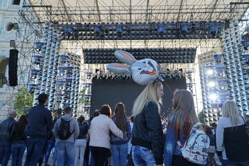 Фан-зона Евровидения­-2017 не вызвала ажиотажа в Киеве: опубликованы фото