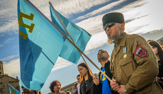 В Киеве провели траурный митинг в память о депортации крымских татар: эксклюзивные фото