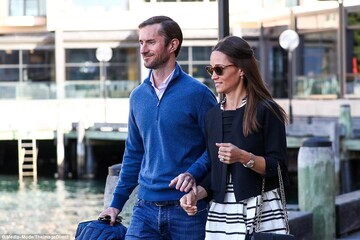 Не спрятались: в сети появились фото и видео Пиппы Миддлтон с мужем во время медового месяца