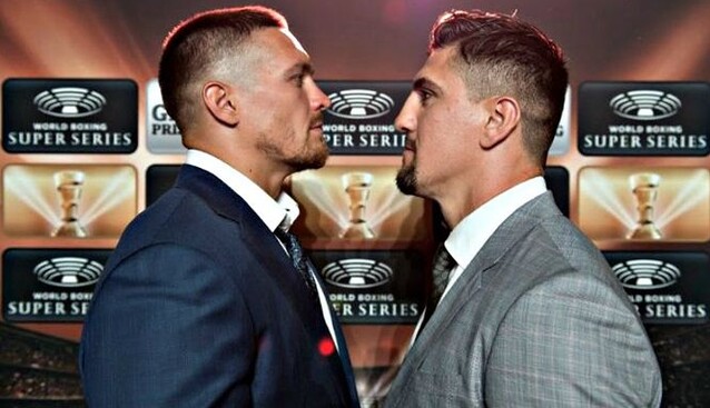 Усик - Хук: хроника поединка Всемирной суперсерии бокса