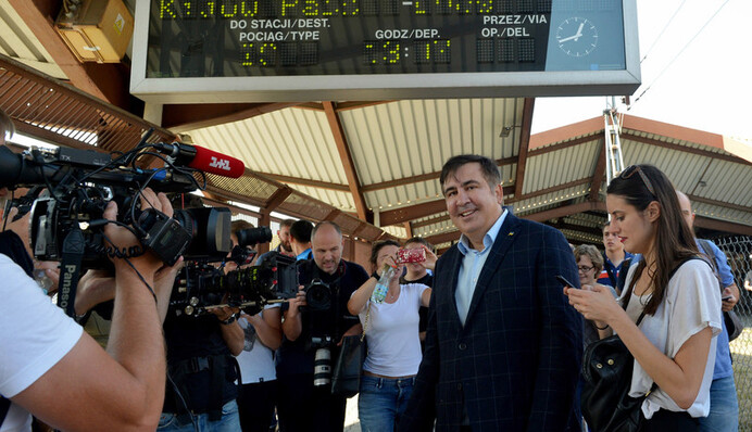 Как Саакашвили вернулся в Украину: хроника событий, фото и видео