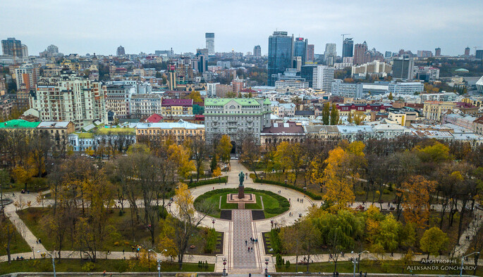 Осінній Київ: вражаючі фото з висоти пташиного польоту