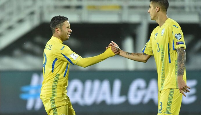 Украина - Словакия - 2:1 Хроника матча