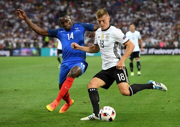 Германия - Франция - 2:2 Хроника матча