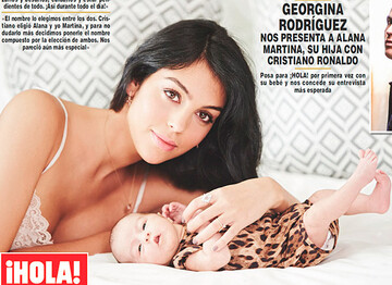 Новорожденная дочь Роналду стала героиней обложки глянца: опубликованы фото и видео