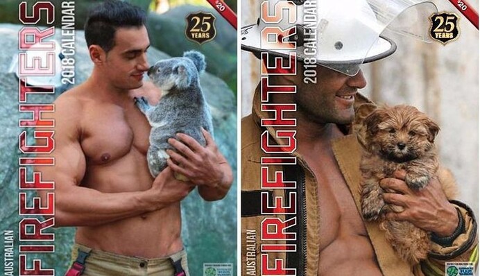 Австралийские пожарные разделись для календаря 2018: горячие фото