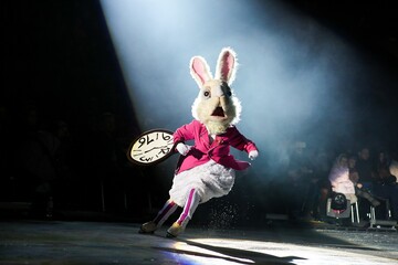 В Киеве прошло шоу “Алиса в зазеркалье на льду”