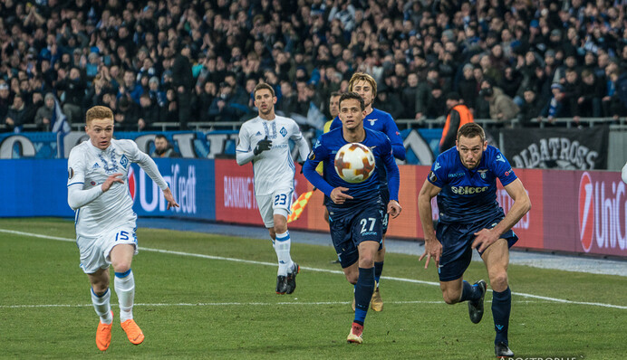 Динамо - Лацио - 0:2 Хроника матча, видео голов