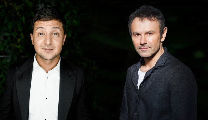 Зеленский vs Вакарчук: кто и зачем толкает артистов в политику