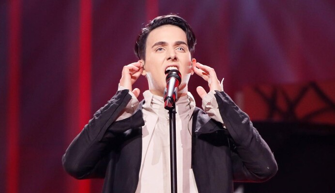 Стильный вампир: появились фото и видео первой репетиции MELOVIN на Евровидении-2018