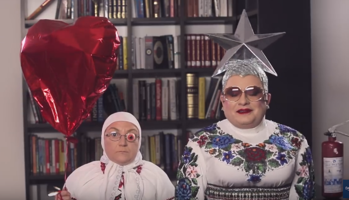 Сердючка оригинально поддержала MЕLOVIN перед выступлением на Евровидении: опубликовано видео