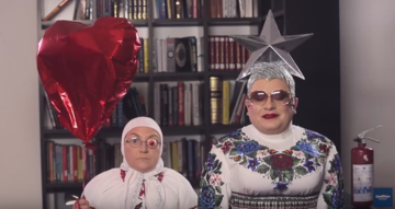 Сердючка оригинально поддержала MЕLOVIN перед выступлением на Евровидении: опубликовано видео