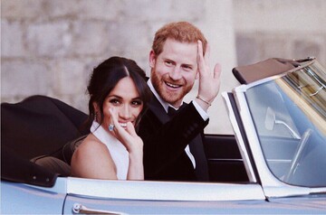 Меган Маркл после венчания надела кольцо принцессы Дианы: опубликованы фото