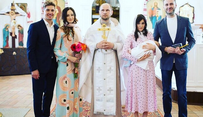 Известный украинский телеведущий крестил сына: опубликовано фото