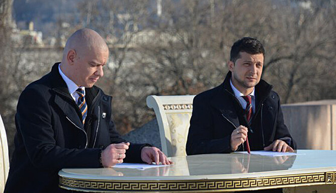 Зеленского и Кошевого избили на съемках: опубликовано видео