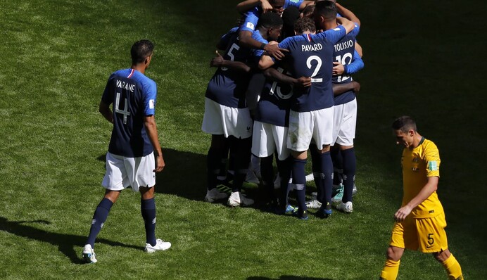 Франція - Австралія - 2:1 Хроніка матчу, відео голів