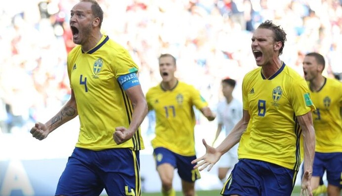 Швеция - Южная Корея - 1:0 Хроника матча, видео гола