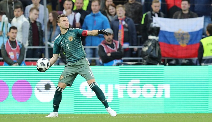 Россия - Египет - 3:1 Хроника матча, видео голов