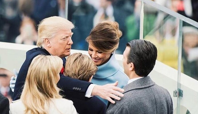 Дети Трампа поздравили его с днем рождения и показали старые фото