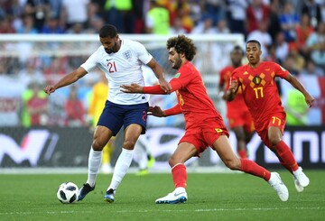 Англия - Бельгия - 0:1 Хроника матча, видео гола