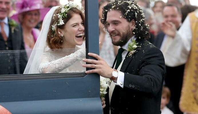 Появились первые фото и видео со свадьбы звезд 