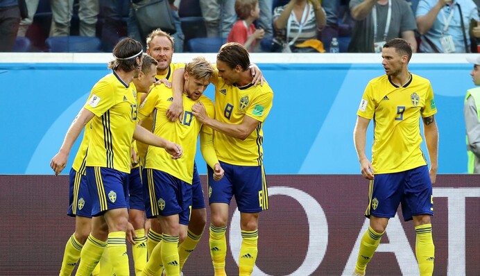 Швеция - Швейцария - 1:0 Хроника матча, видео гола