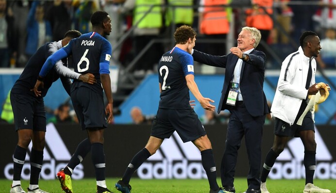 Франция - Бельгия - 1:0 Хроника матча, видео гола