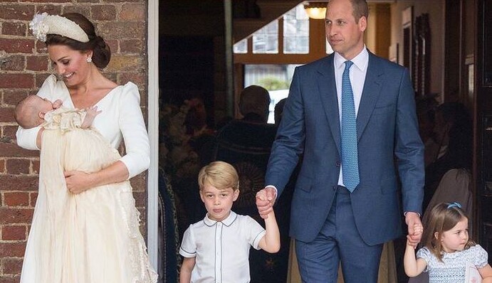 Кейт Миддлтон и принц Уильям крестили младшего сына: трогательные фото и видео