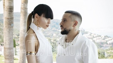 Дорофеева показала кадры, не вошедшие в ее клип с Монатиком