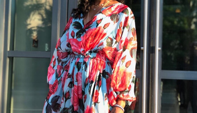 48-летняя Наоми Кэмпбелл в бикини поразила фигурой