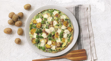 Фриттата с картофелем и моцареллой: как приготовить итальянский омлет