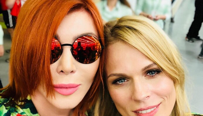 Ольга Фреймут и Ирина Билык побывали на шопинге в строительном гипермаркете