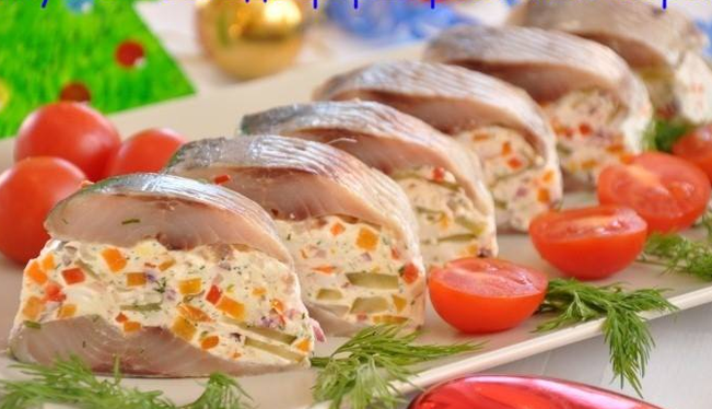 Фаршированная сельдь: простой рецепт холодной закуски