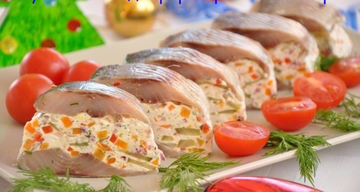 Фаршированная сельдь: простой рецепт холодной закуски