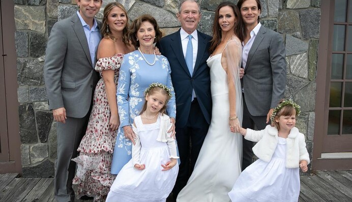 Дочь Джорджа Буша вышла замуж за сценариста: фото со свадьбы