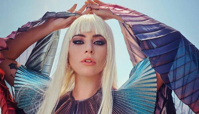 Леди Гага позировала топлес в новой фотосессии