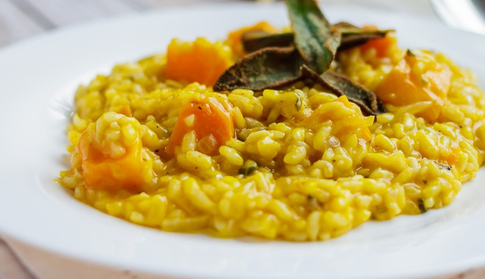 Сезонное меню: готовим орзотто с тыквой