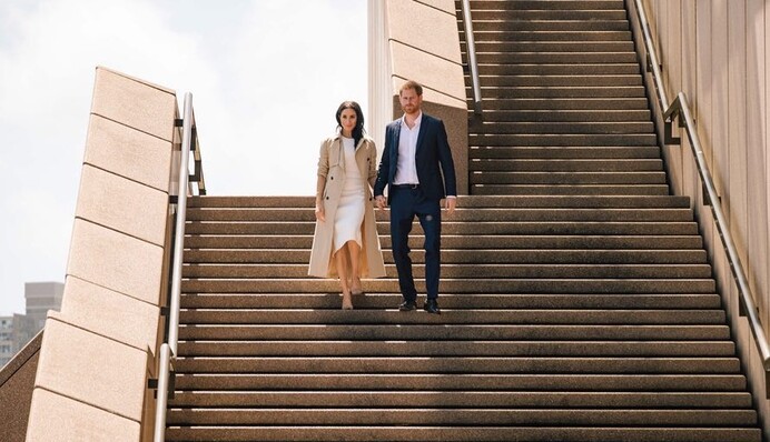 Меган Маркл появилась на людях в украшениях принцессы Дианы