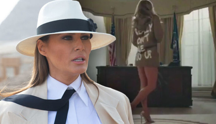 Клип с голой Меланией Трамп: известный рэпер снял скандальное видео