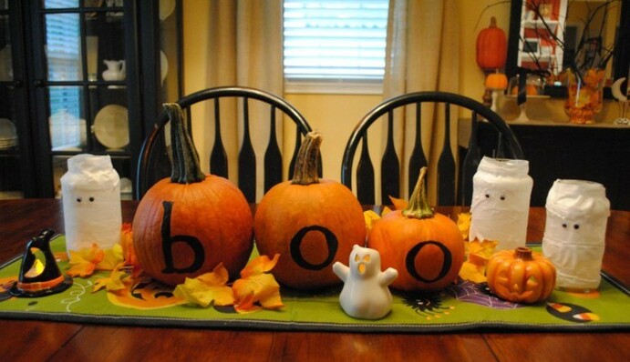 Хэллоуин 2018: простые идея для украшения праздничного стола