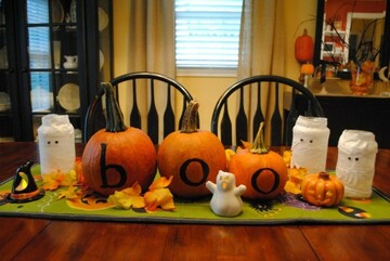 Хэллоуин 2018: простые идея для украшения праздничного стола