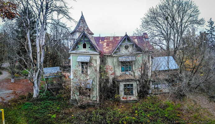 Башточки, фронтони, еркери: історія запустіння садиби фон Мекк