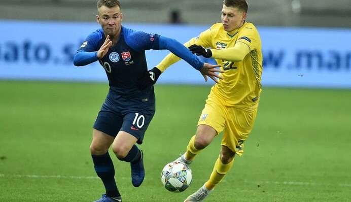 Словаччина - Україна - 4:1 Хроніка матчу, відео голів