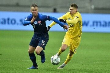 Словакия - Украина - 4:1 Хроника матча, видео голов