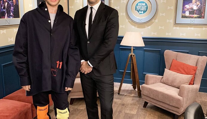 Под кайфом: Дорн засветился на скандальном шоу в России