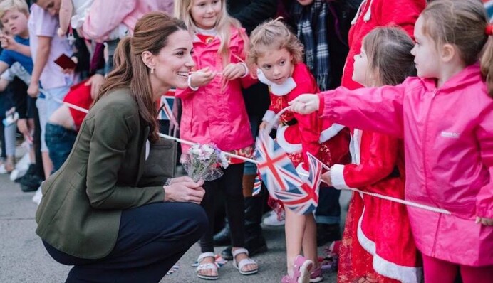 Кейт Миддлтон скопировала образ Меган Маркл