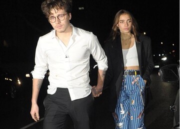 Сын Бэкхемов завел роман с начинающей моделью