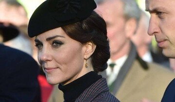 Кейт Миддлтон в старом платье посетила рождественский обед Елизаветы II