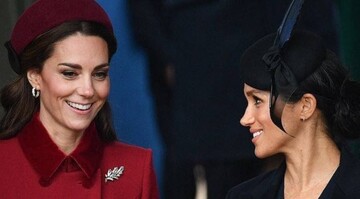 Меган Маркл и Кейт Миддлтон впервые появились на публике вместе после слухов о ссоре