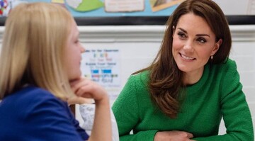 Ярко и стильно: Кейт Миддлтон надела трендовое платье